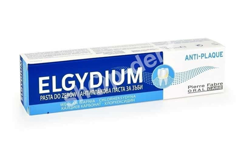 ELGYDIUM AntiPlaque Antybakteryjna pasta do zębów z chlorheksydyną