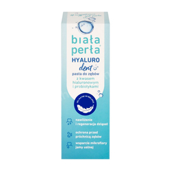 BIAŁA PERŁA HYALURO Dent Pasta z kawasem hialuronowym i probiotykami 75ml
