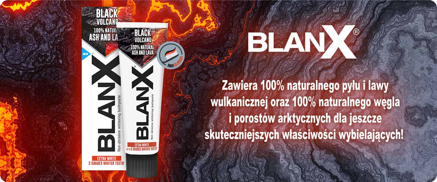 Blanx Black Volcano wybielająca pasta do zębów
