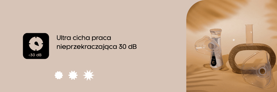 Feelo Family Nebulizator ultradźwiekowy dla dorosłych i dzieci cicha praca