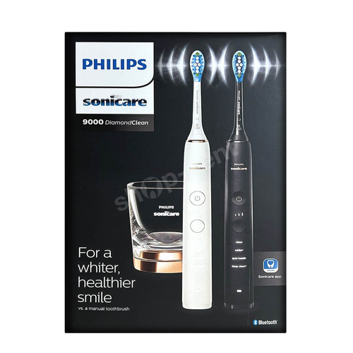 PHILIPS Sonicare Diamond Clean 9000 HX9914/57 Zestaw szczoteczek sonicznych biała i czarna