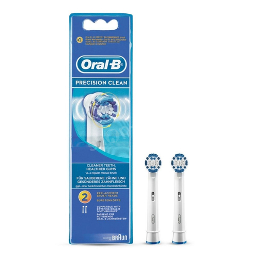 ORAL-B Braun Precision Clean White końcówki do szczoteczki elektrycznej ORAL-B 2 sztuki