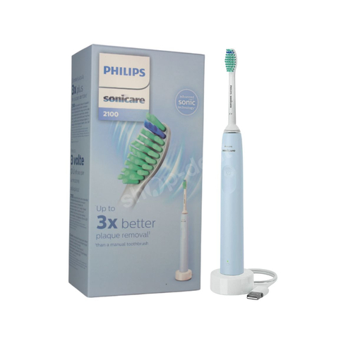 PHILIPS Sonicare Series 2100 BLUE HX3651/12 Szczoteczka soniczna do zębów niebieska