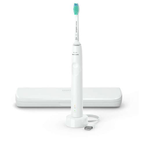 PHILIPS Sonicare Series 3100 White HX3673/13 Szczoteczka soniczna do zębów z etui