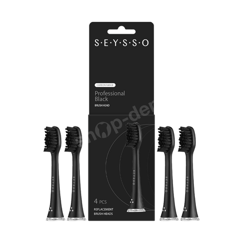 SEYSSO Carbon Professional Końcówki do szczoteczki sonicznej SEYSSO 4 sztuki