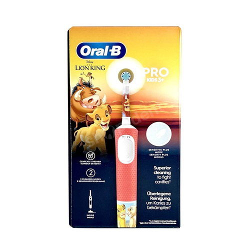 ORAL-B Vitality Pro Kids 3+ Król Lew Szczoteczka elektryczna dla dzieci od 3 lat