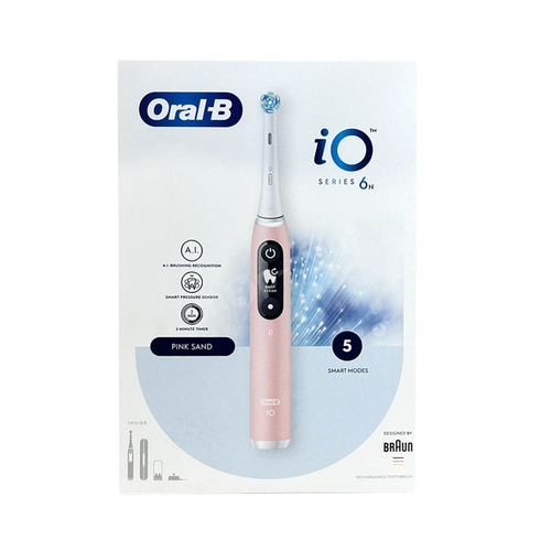 ORAL-B iO 6N Pink szczoteczka magnetyczna z etui podróżnym