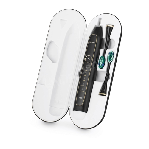 Zestaw SEYSSO Gold Black szczoteczka soniczna i pasta Gold Advanced Whitening