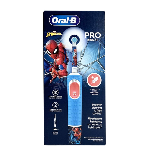 ORAL-B Vitality Pro Kids 3+ Spiderman Szczoteczka elektryczna dla dzieci od 3 lat