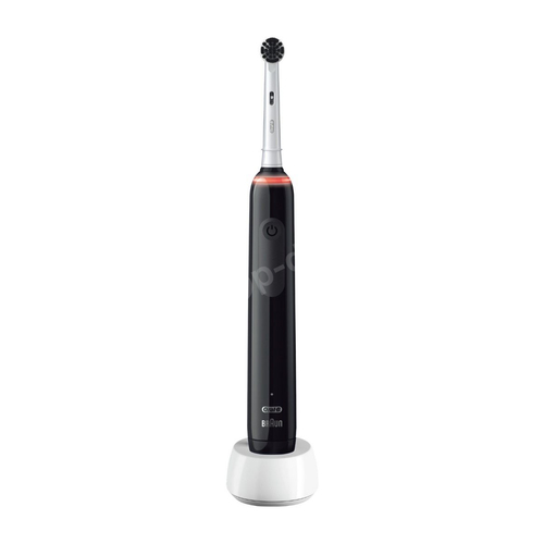 ORAL-B Braun Pro 3 3000 Pure Clean Black szczoteczka elektryczna z końcówką z węglem aktywnym