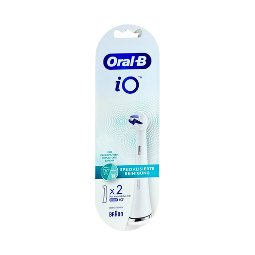 ORAL-B iO Specialised Clean końcówki do szczoteczki elektrycznej ORAL-B iO białe 2 sztuki