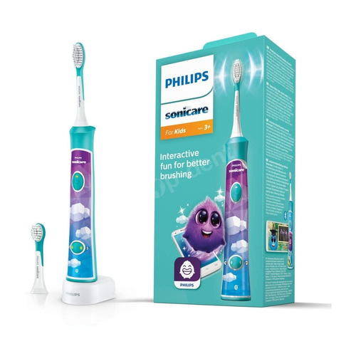 Szczoteczka soniczna dla dzieci PHILIPS Sonicare For Kids HX6322/04 z aplikacją od 3 lat