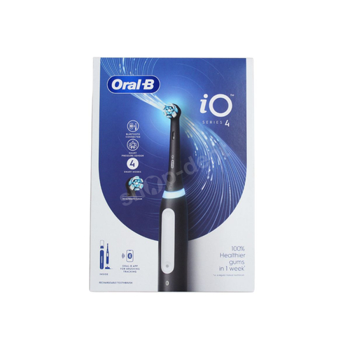 Oral-B iO 4 Black szczoteczka elektryczna magnetyczna czarna