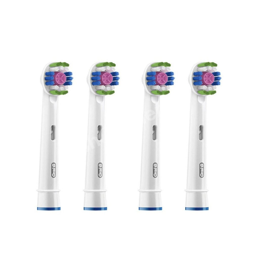 ORAL-B Braun 3D White Clean Maximiser końcówki wybielające do szczoteczki elektrycznej ORAL-B 4 sztuki