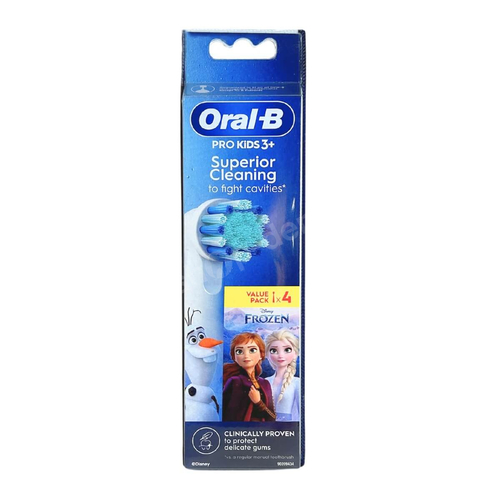 ORAL-B PRO Kids 3+ FROZEN II Końcówki do szczoteczki elektrycznej dla dzieci 4 sztuki