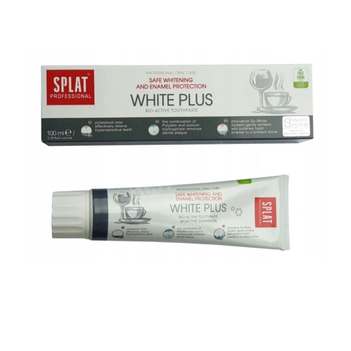 SPLAT Professional WHITE PLUS Pasta wybielająca zęby 100 ml