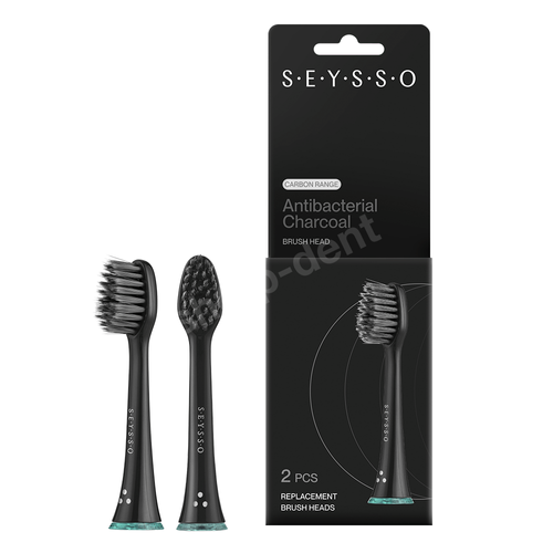 SEYSSO Carbon Antibacterial SE0102 2 szt. Końcówki do szczoteczki sonicznej SEYSSO