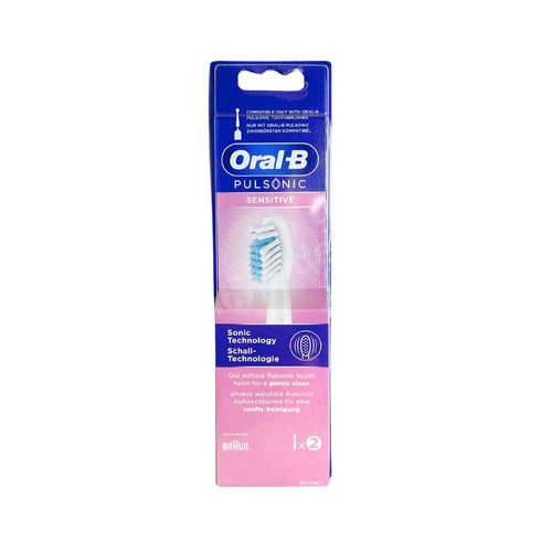 ORAL-B Pulsonic Sensitive SR32S-2 końcowki do szczoteczki sonicznej Oral-B Pulsonic 2 sztuki