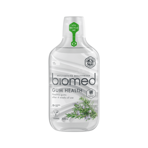 BIOMED GUM HEALTH płyn do płukania jamy ustnej  mięta i zioła 500 ml