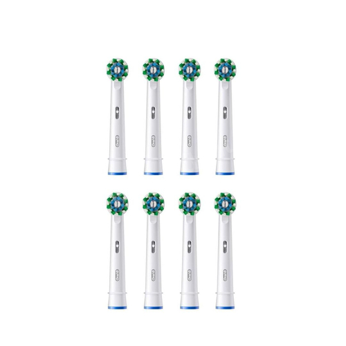 ORAL-B PRO Cross Action White EB50RX-8 końcówki do szczoteczki elektrycznej ORAL-B 8 sztuk