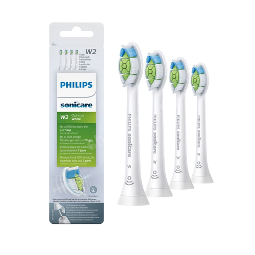 Końcówki PHILIPS Sonicare Optimal White W2 HX6064/10 4 szt. do szczoteczki sonicznej Philips