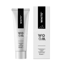 WOOM White+ wybielająca i odświeżająca pasta do zębów 75 ml