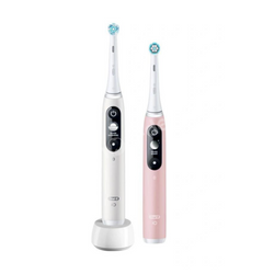 ORAL-B iO 6 DUO White i Pink Zestaw dwóch szczoteczek elektrycznych