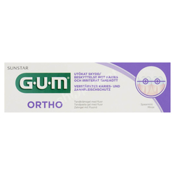 GUM Butler Ortho (3080) - ortodontyczna pasta do zębów przeciwpróchnicza i na podrażnienia jamy ustnej 75ml