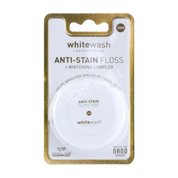 Nano WhiteWash Anti-Stain - Wybielająca nić dentystyczna z kompleksem Whitening 25 m