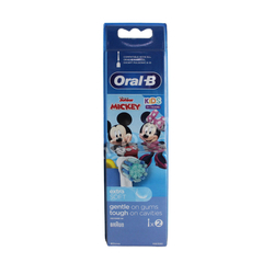 ORAL-B Kids 3+ Mickey Extra Soft końcówki do szczoteczek elektrycznych dla dzieci 2 sztuki