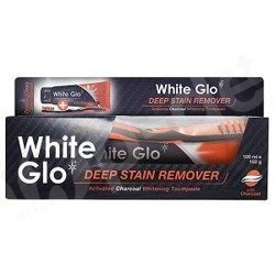 White Glo  Deep Stain Charcoal -  Wybielająca pasta do zębów z węglem 100 ml