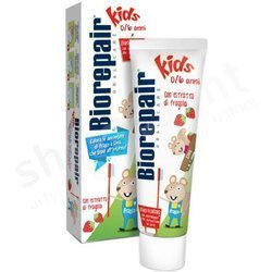 BIOREPAIR KIDS - Pasta dla dzieci bez fluoru z wyciągiem z poziomki  50ml