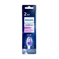 Philips Sonicare Sensitive S2 HX6052/10 Końcówki do szczoteczki sonicznej miękkie 2 sztuki