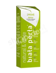 Biała Perła Mint Detox - miętowa pasta do zębów bez fluoru o niskim RDA - 75 ml