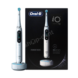 ORAL-B iO 10 Stardust White szczoteczka elektryczna magnetyczna z etui podróżnym