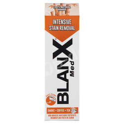 BLANX Med Intensive Stain Removal Anty-Osad - Wybielająca Pasta do zębów na osad i przebarwienia 75 ml