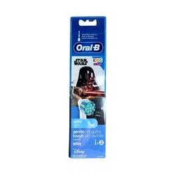 ORAL-B Kids 3+ STAR WARS Końcówki do szczoteczki elektrycznej dla dzieci 2 sztuki