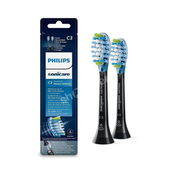 Końcówki PHILIPS Sonicare Premium Plaque Defence C3 Black HX9042/33 2 szt. do szczoteczki sonicznej Philips