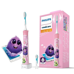 PHILIPS Sonicare For Kids PINK HX6352/42 Bluetooth szczoteczka soniczna dla dzieci z 2 końcówkami