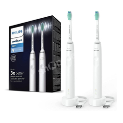 PHILIPS Sonicare Series 3100 White HX3675/13 DWUAPK szczoteczek sonicznych do zębów w  kolorze białym