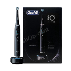 ORAL-B iO 10 Cosmic Black szczoteczka elektryczna magnetyczna z etui podróżnym