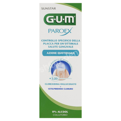 Sunstar GUM ParoeX - Płyn do codziennego stosowania z chlorheksydyną 0,06% na dziąsła  500ml