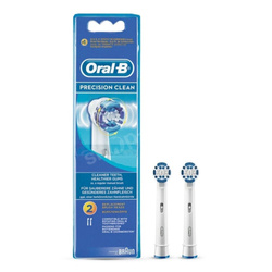 ORAL-B Braun Precision Clean White końcówki do szczoteczki elektrycznej ORAL-B 2 sztuki