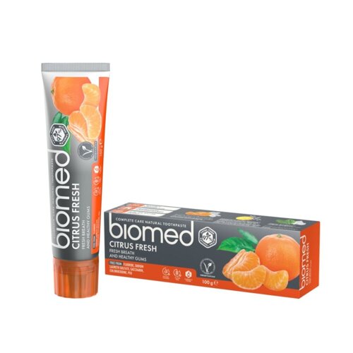 BIOMED CITRUS FRESH pasta do zębów ochrona dziąseł i wzmocnienie szkliwa 100 g