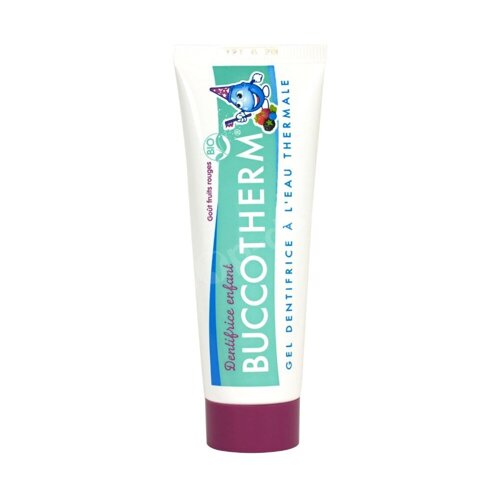 Buccotherm BIO 2-6 lat Naturalna pasta do zębów dla dzieci bez fluoru owoce leśne 50 ml