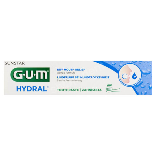 GUM Hydral - Pasta do zębów na suchość w jamie ustnej 75ml