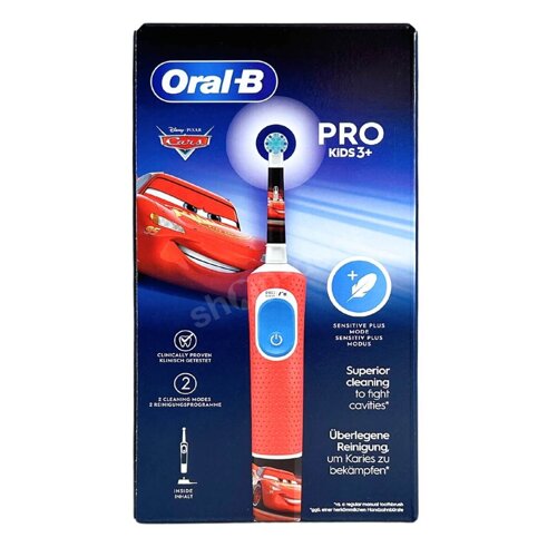 ORAL-B D103 Vitality Pro Kids 3+ Cars Szczoteczka elektryczna dla dzieci od 3 lat