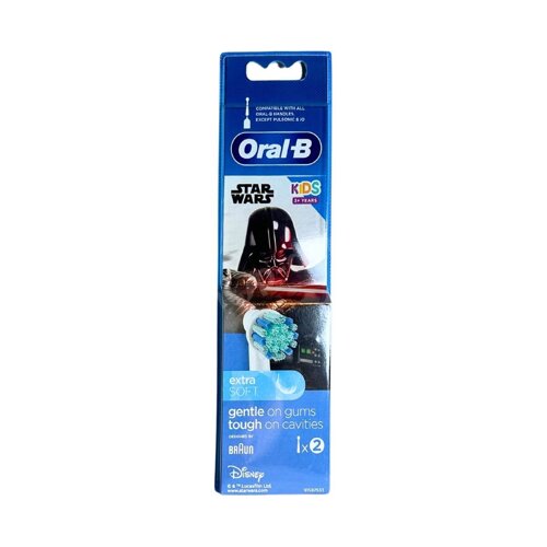 ORAL-B Kids 3+ STAR WARS Końcówki do szczoteczki elektrycznej dla dzieci 2 sztuki