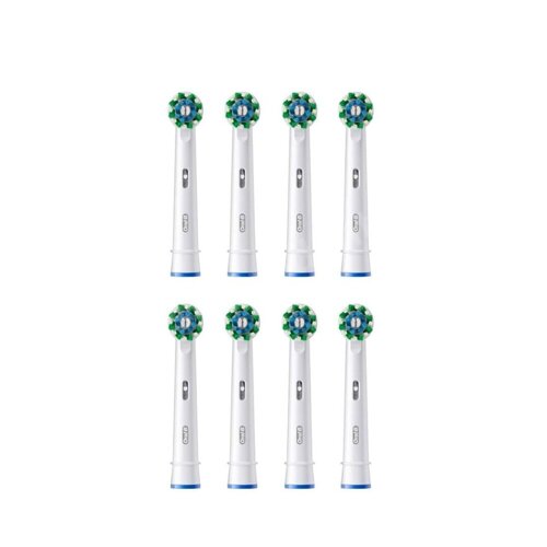 ORAL-B PRO Cross Action White EB50RX-8 końcówki do szczoteczki elektrycznej ORAL-B 8 sztuk