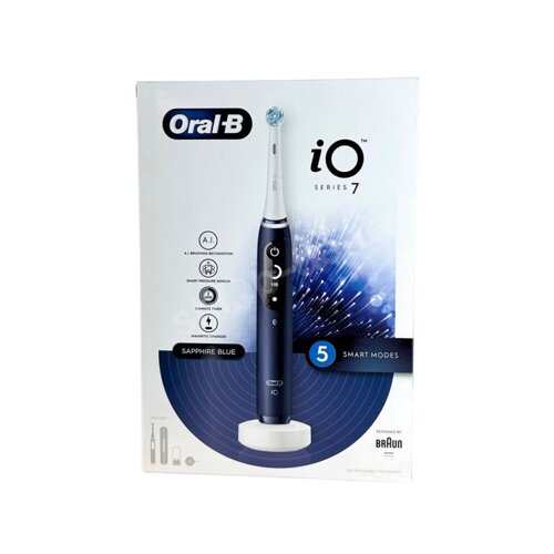 ORAL-B iO 7N Blue Sapphire szczoteczka elektryczna magnetyczna z etui 